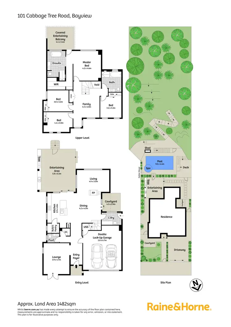Floorplan of Homely house listing, 101 Cabbage Tree Road, Bayview NSW 2104