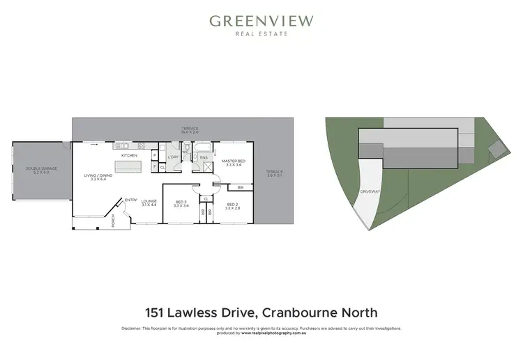Floorplan of Homely house listing, 151 Lawless Drive, Cranbourne North VIC 3977