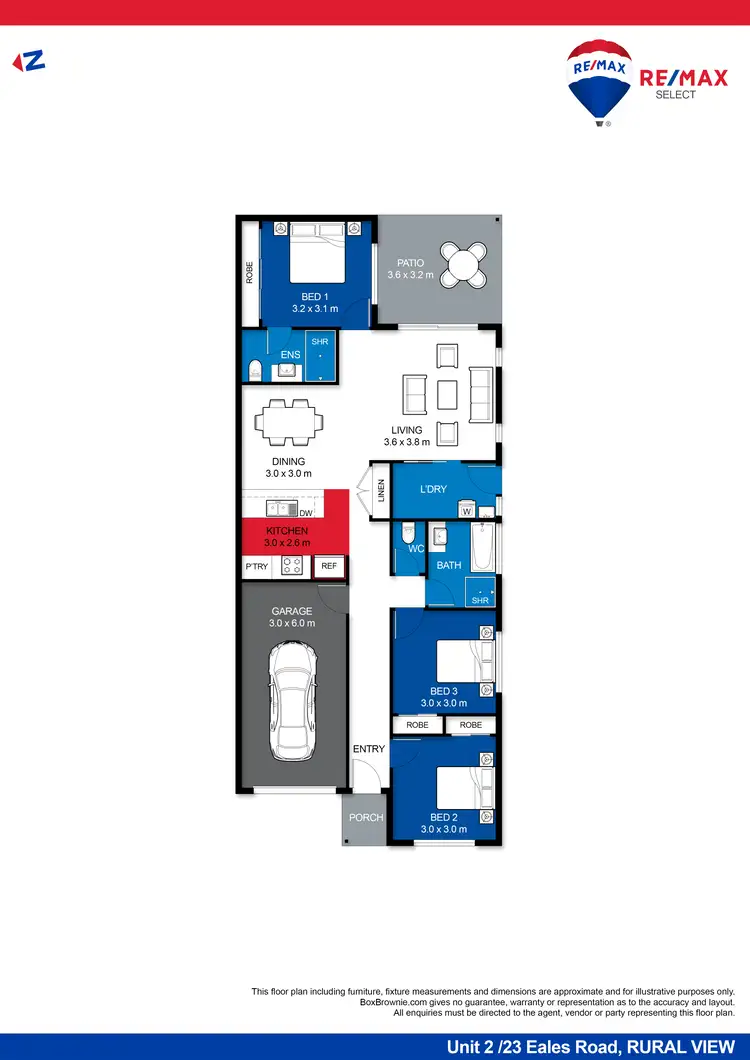 Floorplan of Homely house listing, 2/23 Eales Road, Rural View QLD 4740