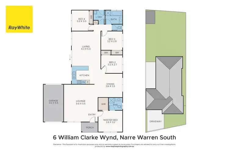 Floorplan of Homely house listing, 6 William Clarke Wynd, Narre Warren South VIC 3805