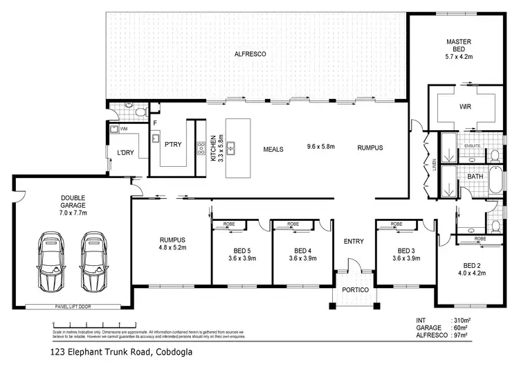 Floorplan of Homely house listing, 123 Elephant Trunk Road, Cobdogla SA 5346