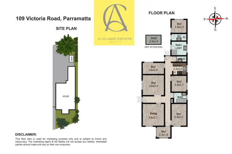 Floorplan of Homely house listing, 109 Victoria Road, Parramatta NSW 2150