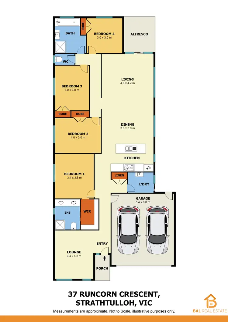 Floorplan of Homely house listing, 37 Runcorn Crescent, Strathtulloh VIC 3338
