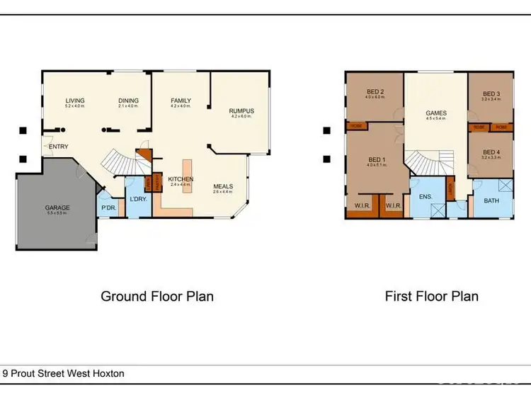 Floorplan of Homely house listing, 9 Prout Street, West Hoxton NSW 2171