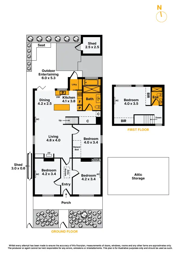 Floorplan of Homely house listing, 44 Albert St, Williamstown VIC 3016