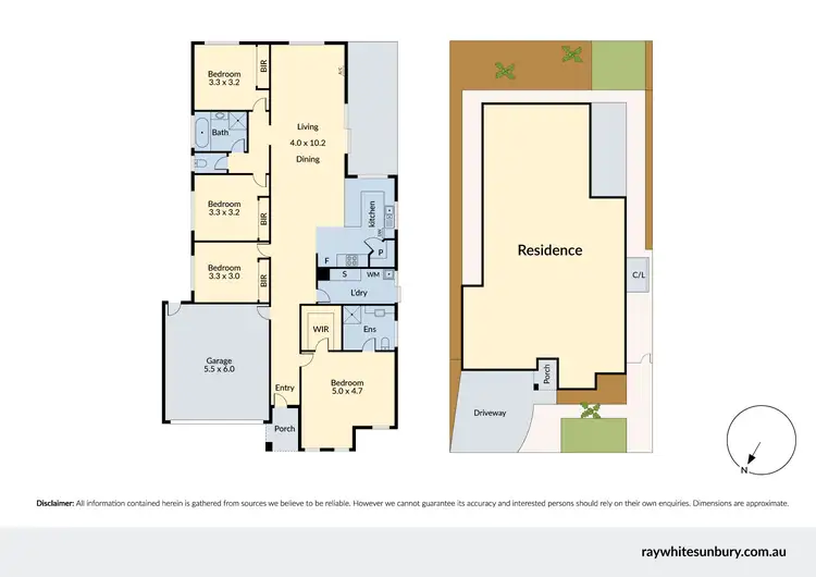 Floorplan of Homely house listing, 4 Maiden Drive, Sunbury VIC 3429