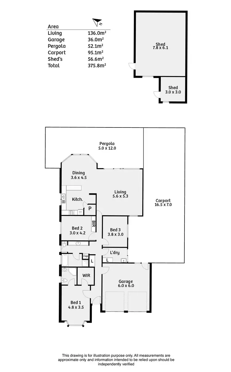 Floorplan of Homely house listing, 14 Montrose Avenue, Strathalbyn SA 5255