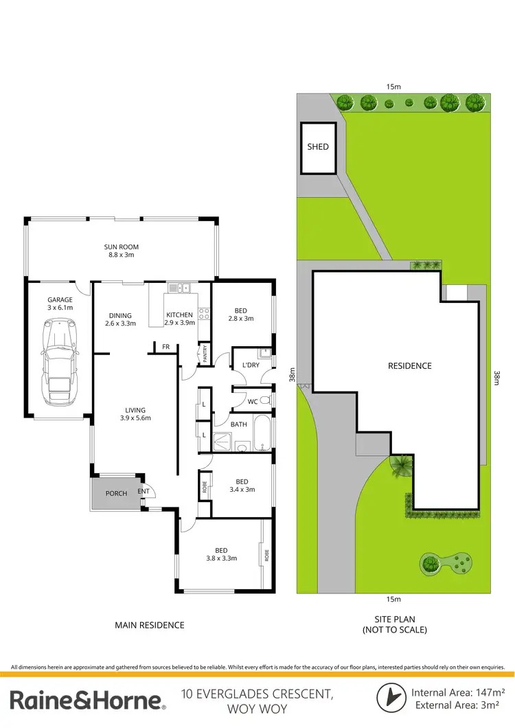 Floorplan of Homely house listing, 10 Everglades Crescent, Woy Woy NSW 2256