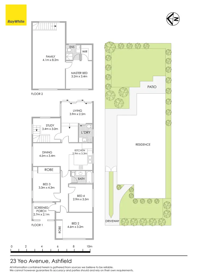 Floorplan of Homely house listing, 23 Yeo Avenue, Ashfield NSW 2131