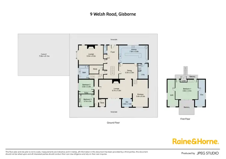 Floorplan of Homely house listing, 9 Welsh Road, Gisborne VIC 3437