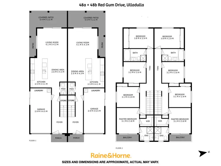 Floorplan of Homely semi-detached listing, 48A Red Gum Drive, Ulladulla NSW 2539