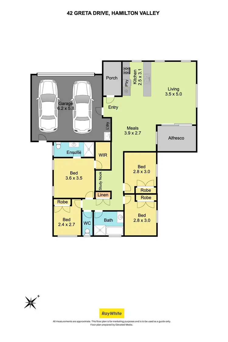 Floorplan of Homely house listing, 42 Greta Drive, Hamilton Valley NSW 2641