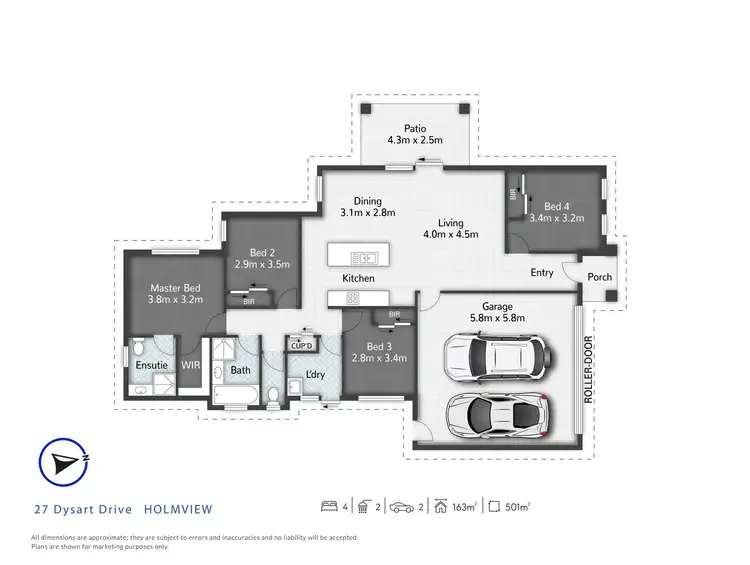 Floorplan of Homely house listing, 27 Dysart Drive, Holmview QLD 4207