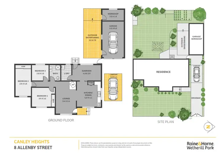 Floorplan of Homely house listing, 8 Allenby Street, Canley Heights NSW 2166