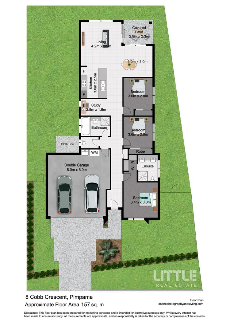 Floorplan of Homely house listing, 8 Cobb Crescent, Pimpama QLD 4209