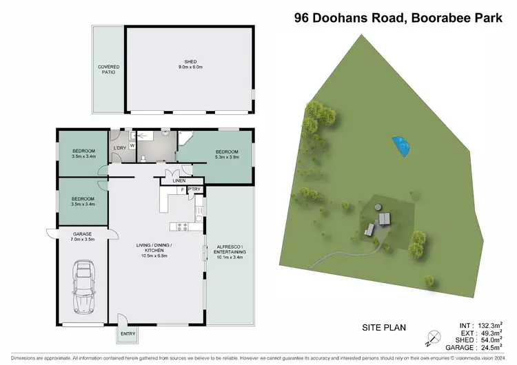Floorplan of Homely rural property listing, 96 Doohans Road, Boorabee Park NSW 2480