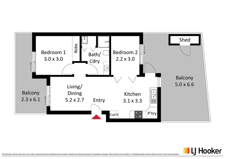 Floorplan of Homely apartment listing, 38/11 Hoolihan Street, Denman Prospect ACT 2611