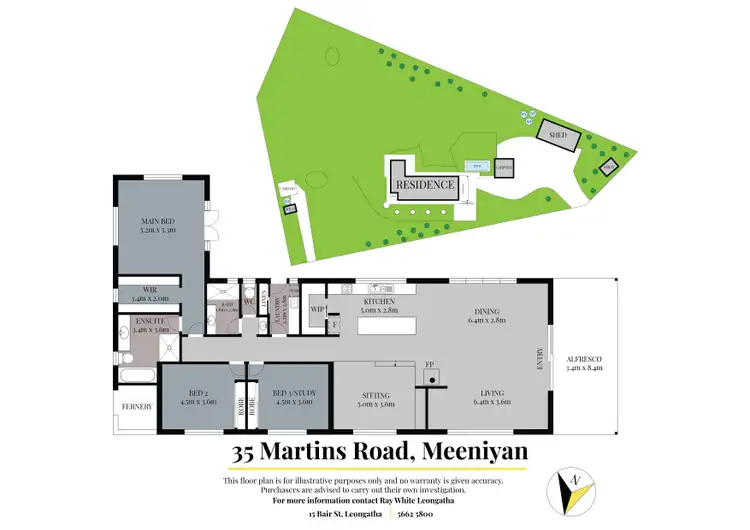Floorplan of Homely house listing, 35 Martins Road, Meeniyan VIC 3956