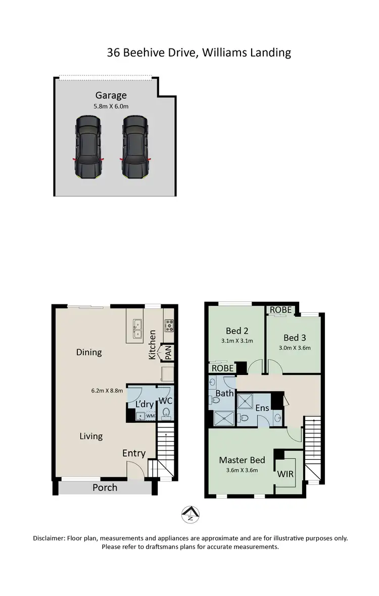 Floorplan of Homely house listing, 36 Beehive Drive, Williams Landing VIC 3027