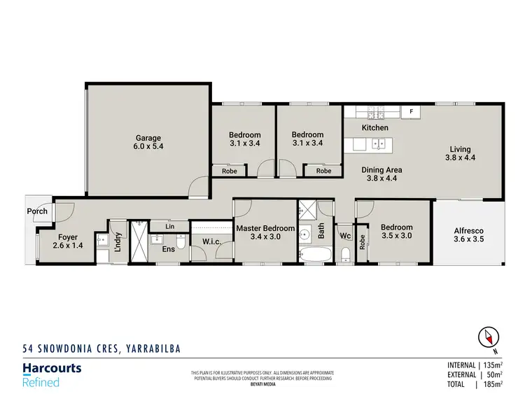 Floorplan of Homely house listing, 54 Snowdonia Crescent, Yarrabilba QLD 4207