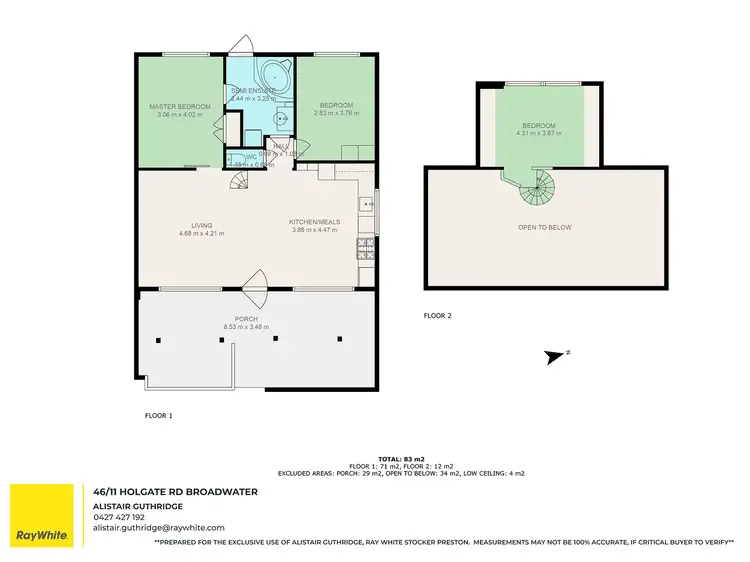 Floorplan of Homely unit listing, 46/11 Holgate Road, Broadwater WA 6280