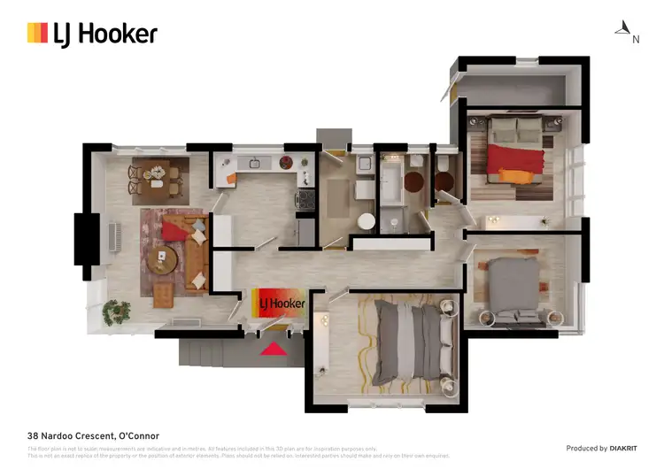 Floorplan of Homely house listing, 38 Nardoo Crescent, O'connor ACT 2602