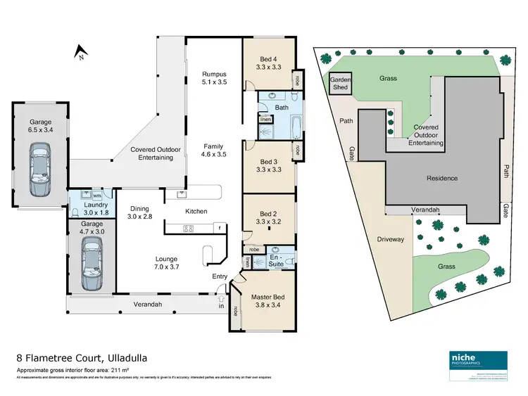 Floorplan of Homely house listing, 8 Flame Tree Court, Ulladulla NSW 2539