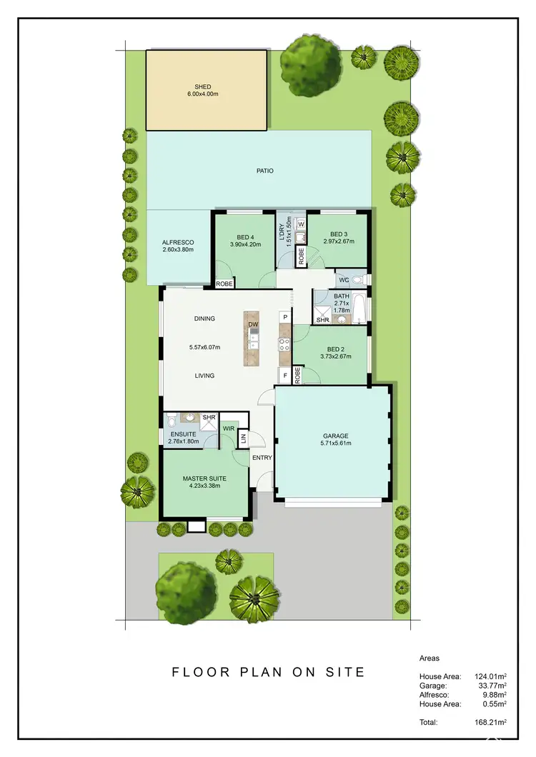 Floorplan of Homely house listing, 11 Kola Bend, Byford WA 6122