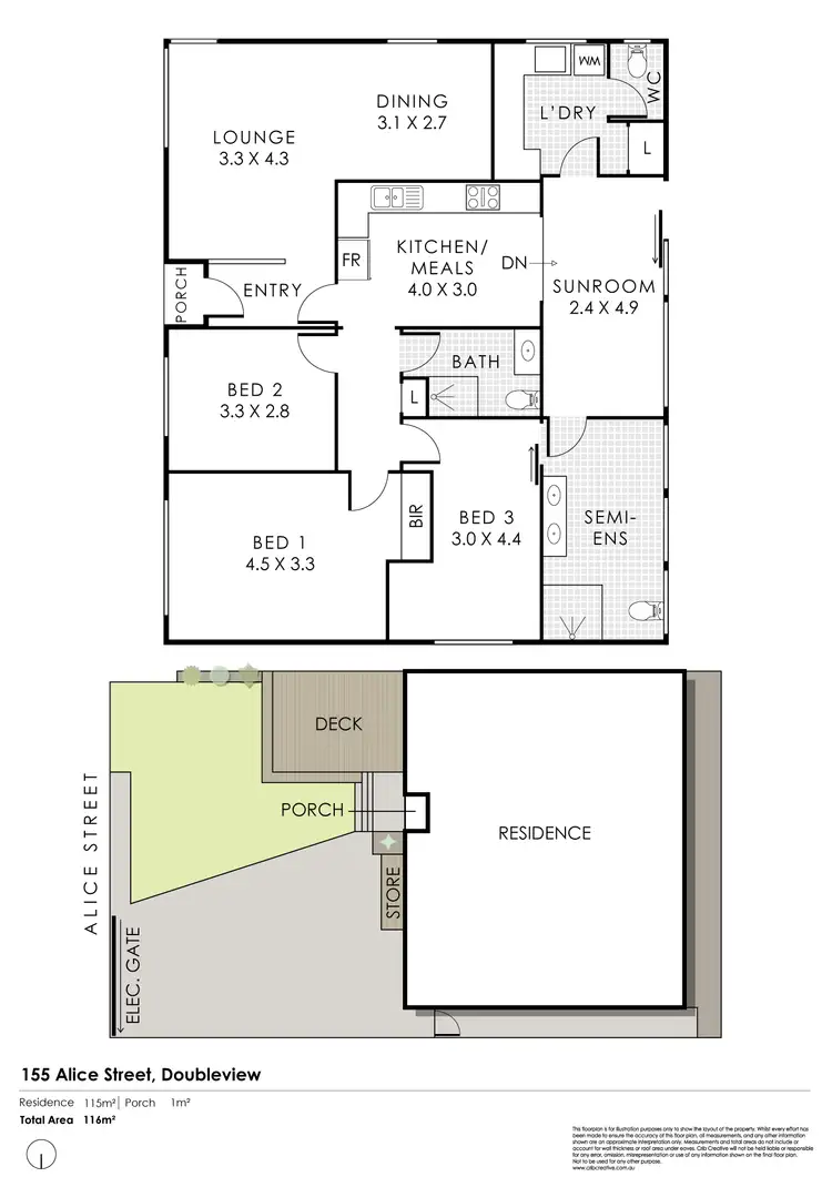 Floorplan of Homely house listing, 155 Alice Street, Doubleview WA 6018