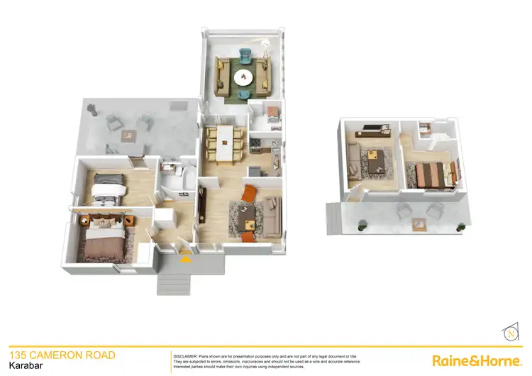 Floorplan of Homely house listing, 135 Cameron Road, Karabar NSW 2620