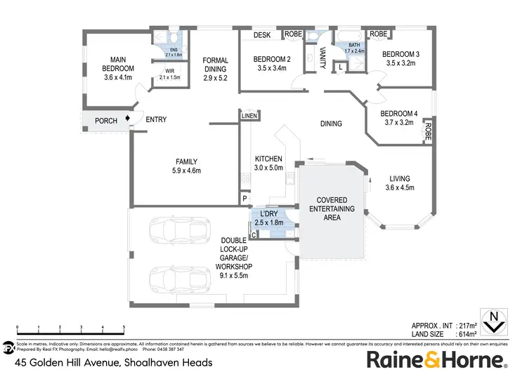 Floorplan of Homely house listing, 45 Golden Hill Avenue, Shoalhaven Heads NSW 2535