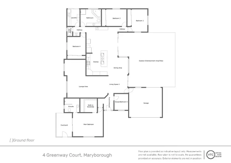 Floorplan of Homely house listing, 4 Greenway Court, Maryborough QLD 4650