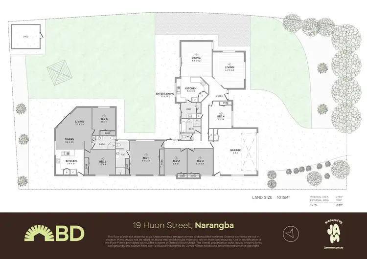 Floorplan of Homely house listing, 19 Huon Street, Narangba QLD 4504