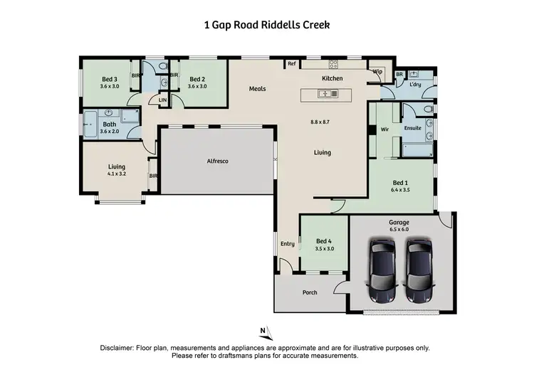 Floorplan of Homely house listing, 1 Gap Road, Riddells Creek VIC 3431