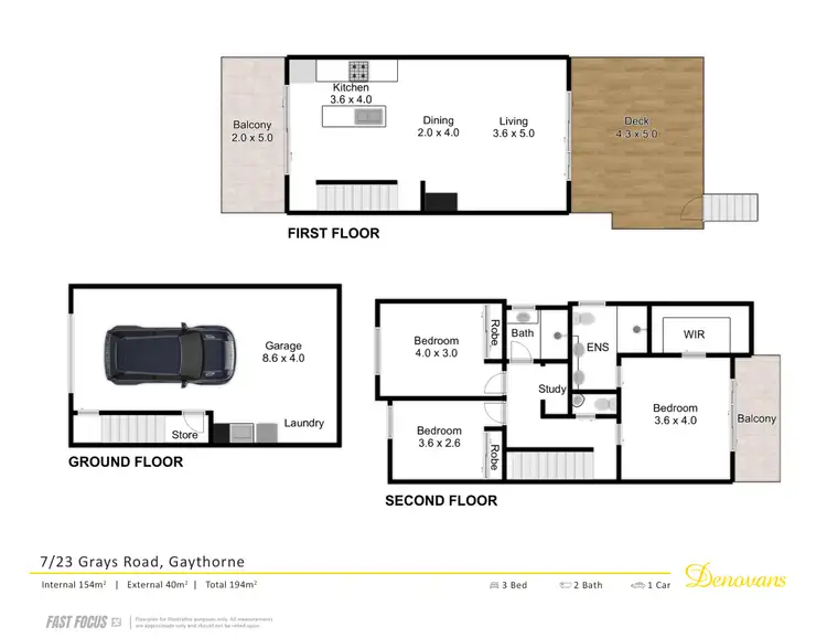 Floorplan of Homely townhouse listing, 7/23 Grays Road, Gaythorne QLD 4051