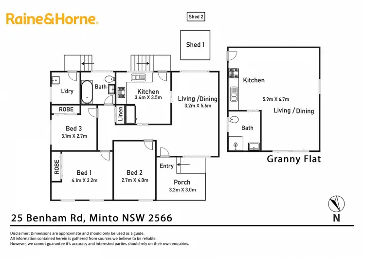 Floorplan of Homely house listing, 25 Benham Road, Minto NSW 2566