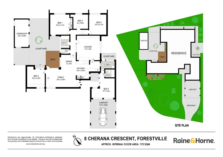 Floorplan of Homely house listing, 8 Cherana Crescent, Forestville NSW 2087