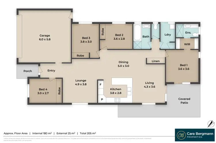 Floorplan of Homely house listing, 1 Peppermint Court, Bracken Ridge QLD 4017