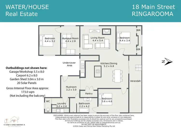 Floorplan of Homely house listing, 18 Main Street, Ringarooma TAS 7263