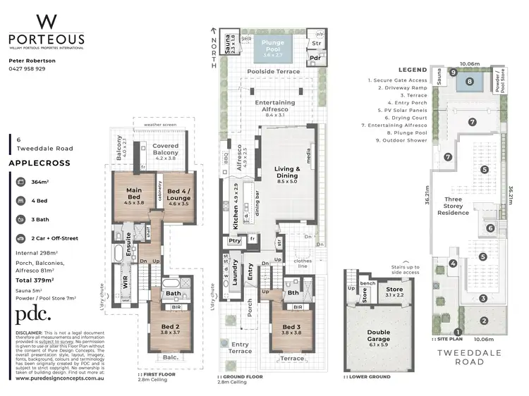 Floorplan of Homely house listing, 6 Tweeddale Road, Applecross WA 6153