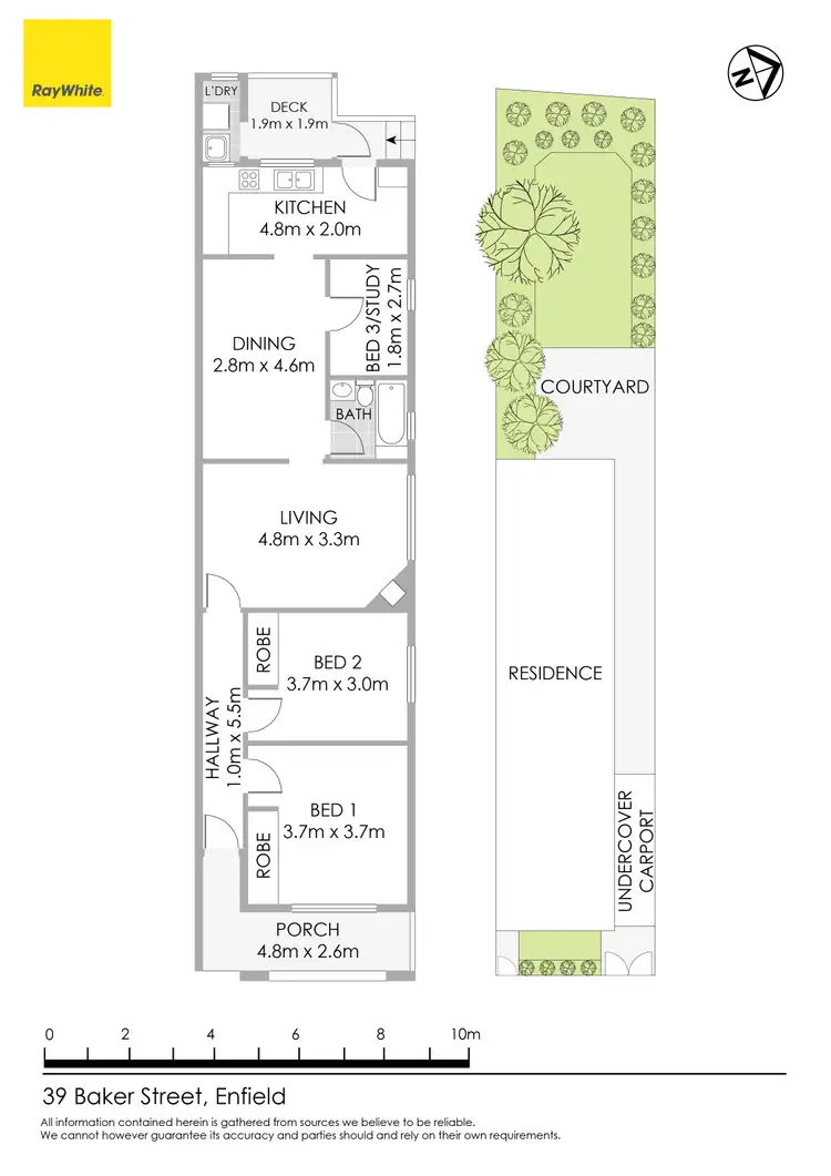 Floorplan of Homely house listing, 39 Baker Street, Enfield NSW 2136