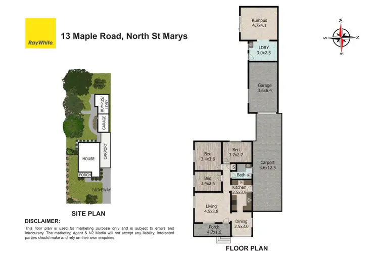 Floorplan of Homely house listing, 13 Maple Road, North St Marys NSW 2760