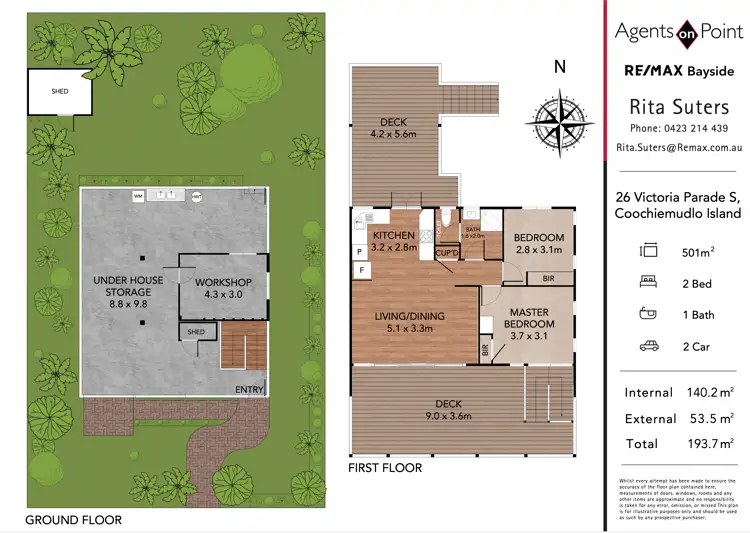 Floorplan of Homely house listing, 26 Victoria Parade West, Coochiemudlo Island QLD 4184