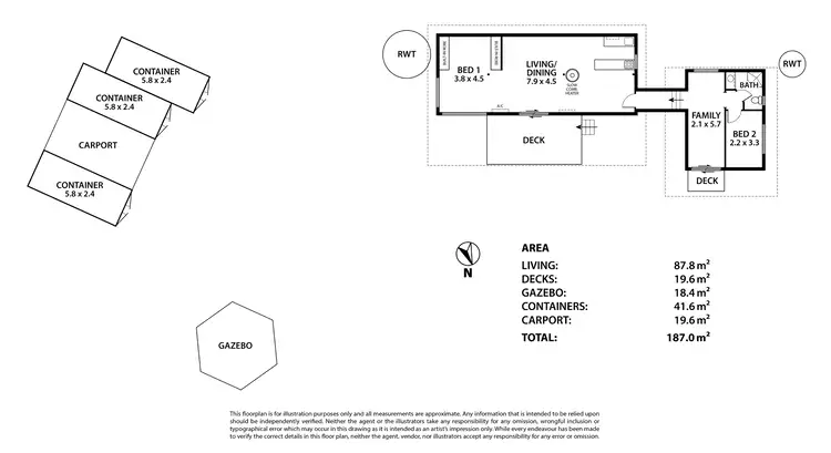 Floorplan of Homely house listing, 170 Onkaparinga Valley Road, Woodside SA 5244