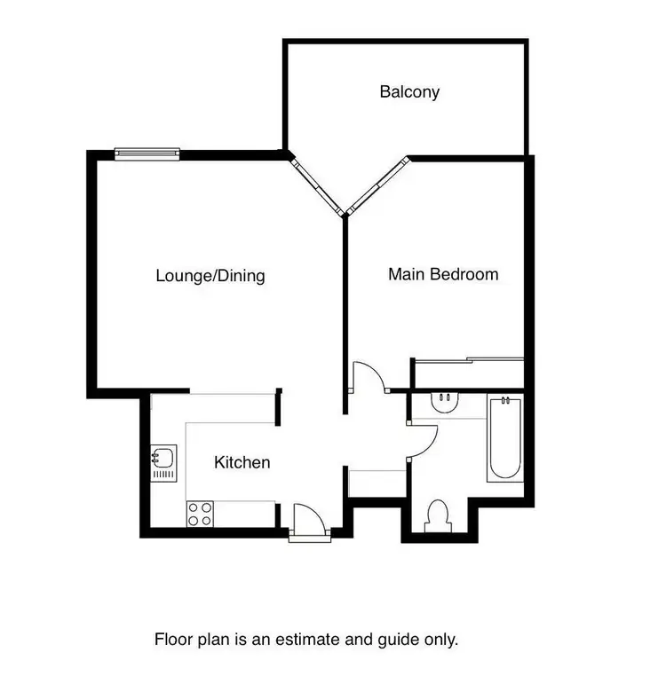 Floorplan of Homely unit listing, 95 Charlotte Street, Brisbane City QLD 4000