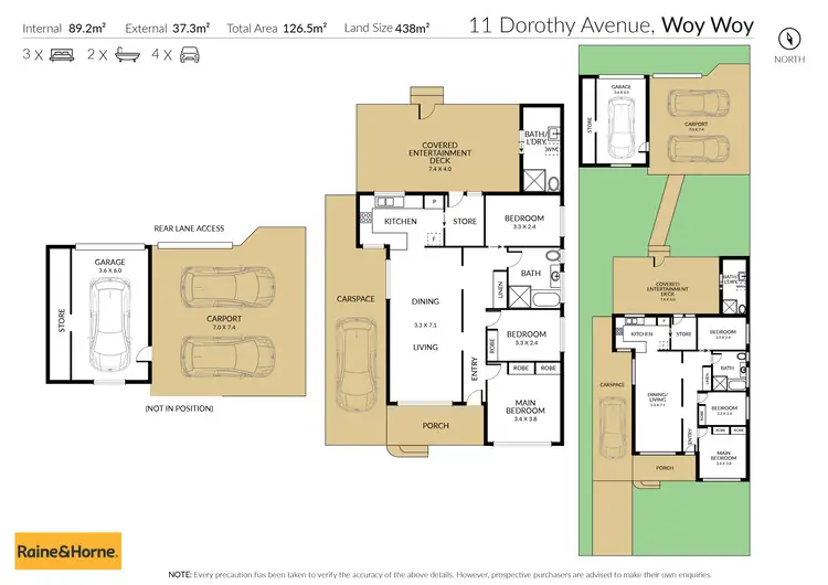 Floorplan of Homely house listing, 11 Dorothy Avenue, Woy Woy NSW 2256