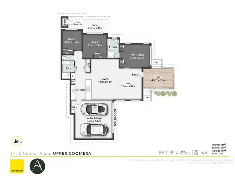 Floorplan of Homely house listing, 1/1 O'connor Place, Upper Coomera QLD 4209
