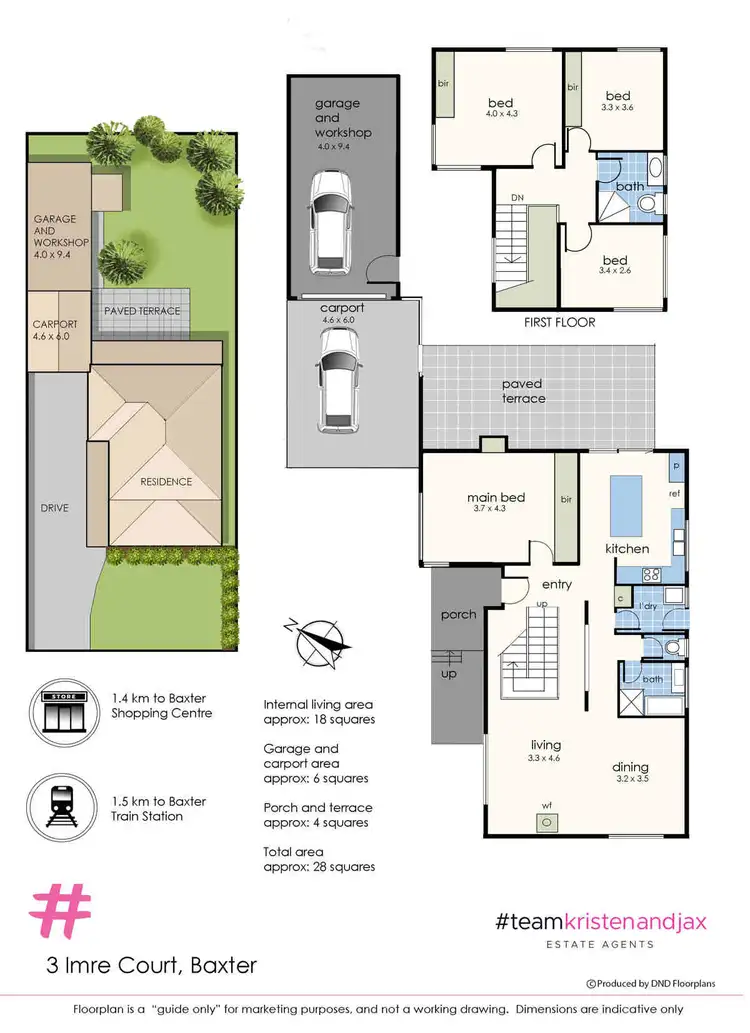 Floorplan of Homely house listing, 3 Imre Court, Baxter VIC 3911