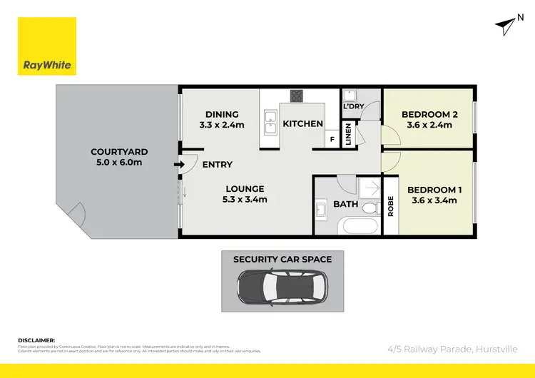 Floorplan of Homely apartment listing, 4/5 Railway Parade, Hurstville NSW 2220