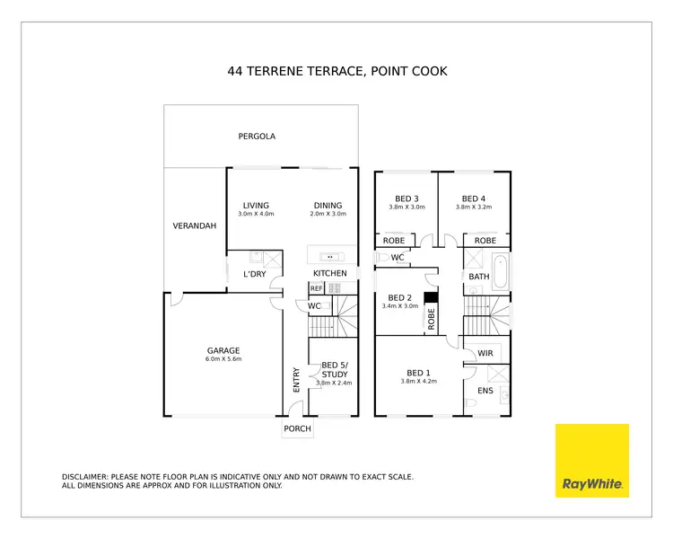 Floorplan of Homely house listing, 44 Terrene Terrace, Point Cook VIC 3030